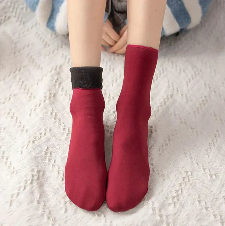 WarmSocks™ - Chaussettes d'hiver en velours